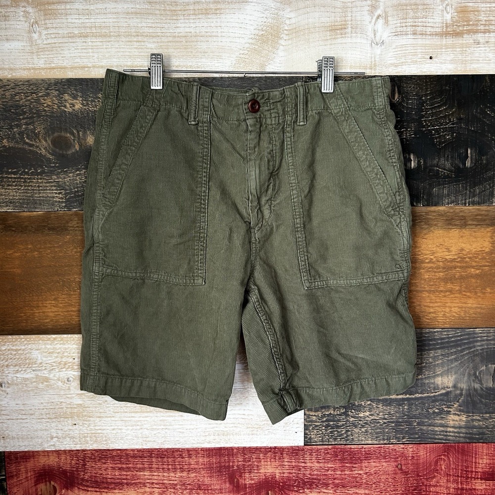 Outerknown Corduroy Shorts Organic Cotton Size 31 Utility